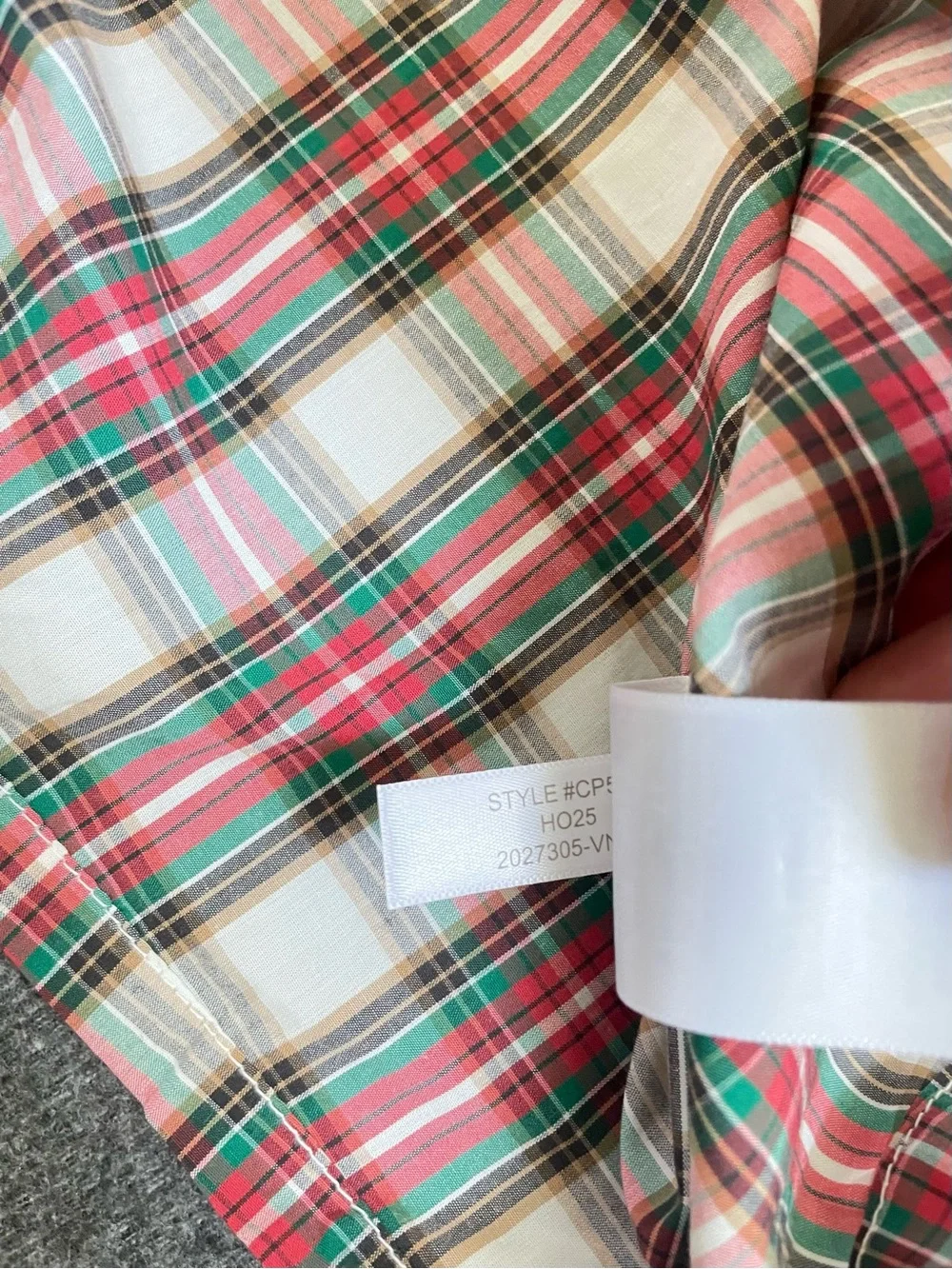 NWT Crewcuts Girls 8 Plaid Tartan Mixed Media Dress Holiday Christmas Festive - Picture 6 of 8